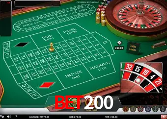 Roulette Table bet200